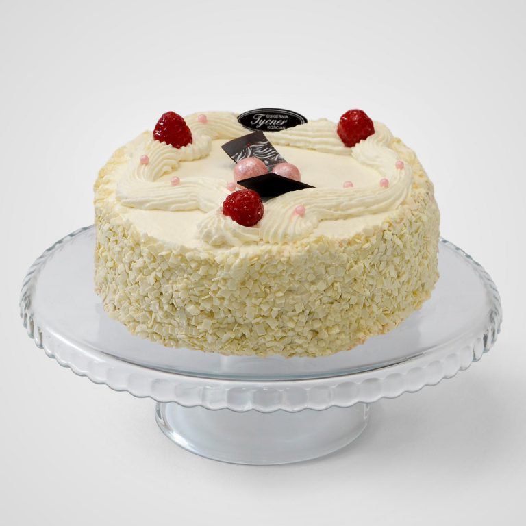 Tort malinowy w ofercie Cukierni Tycner